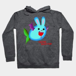 vampire bunny fish Hoodie